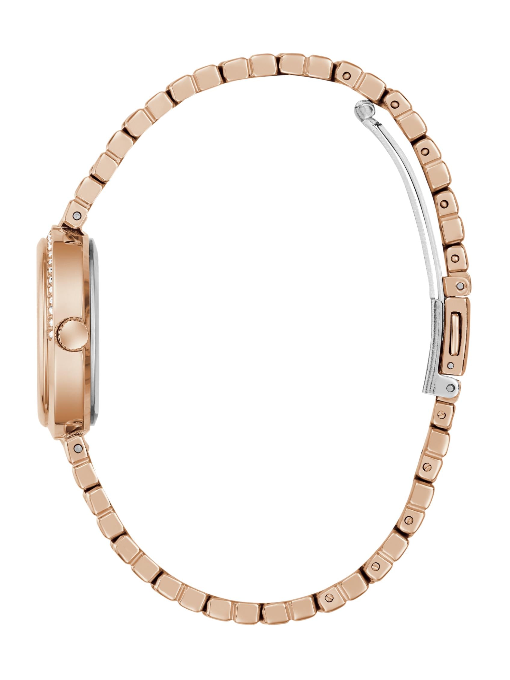 Guess Womens Clara Watch In Rose Gold