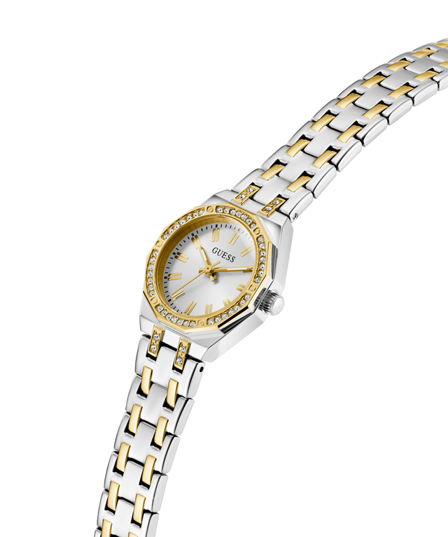 Guess Womens Pixie 2 Tone Watch in Gold And Silver