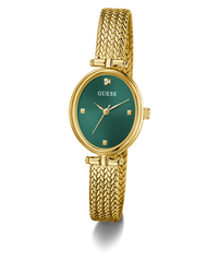 Guess Ladies Ruby Gold Tone Analog