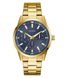 Guess Mens Multi-function Watch In Gold