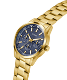 Guess Mens Multi-function Watch In Gold