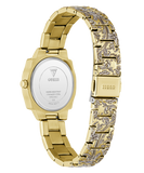Guess Womens Jada Rose Analog Stainless Steel Watch In Gold/Champagne Dial