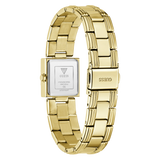 Guess Ladies Square Mini Watch In Gold