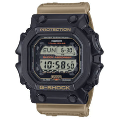 Casio Mens G-Shock Two Tone Digital Watch In Black And Khaki