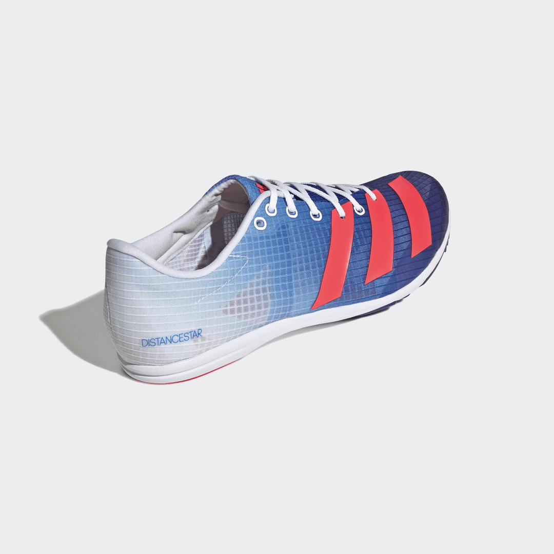 Adidas Unisex Distancestar Shoes In Legacy Indigo / Turbo / Blue Rush