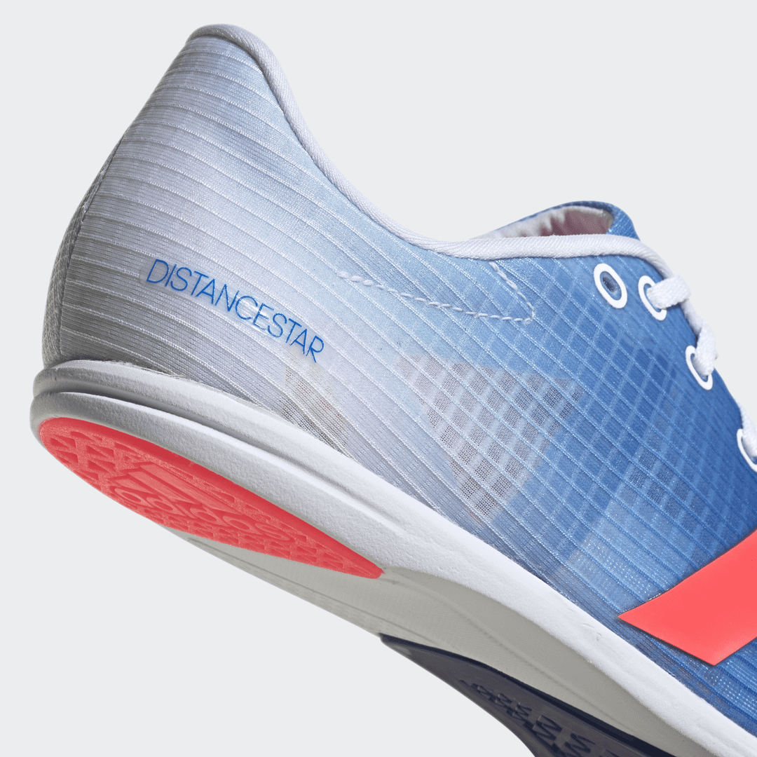 Adidas Unisex Distancestar Shoes In Legacy Indigo / Turbo / Blue Rush