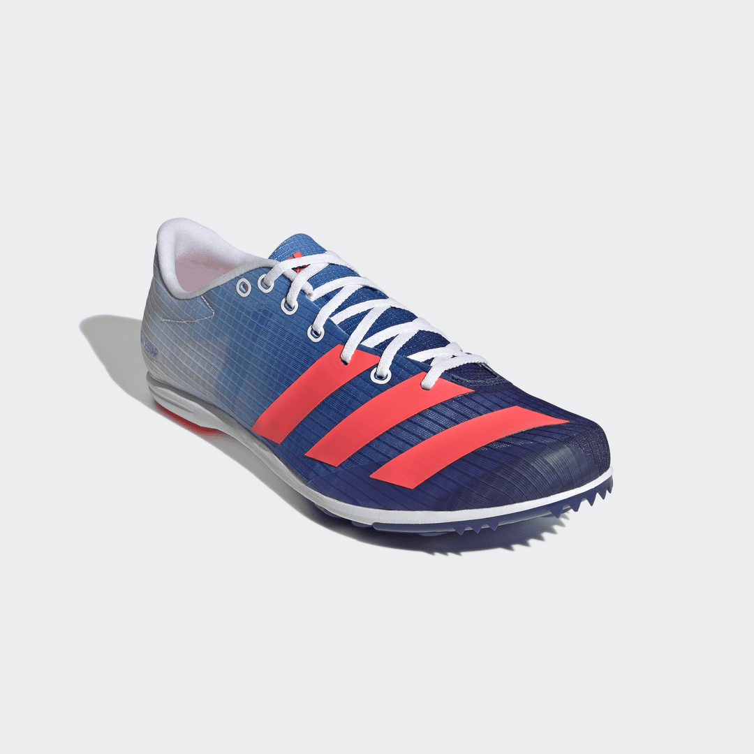 Adidas Unisex Distancestar Shoes In Legacy Indigo / Turbo / Blue Rush