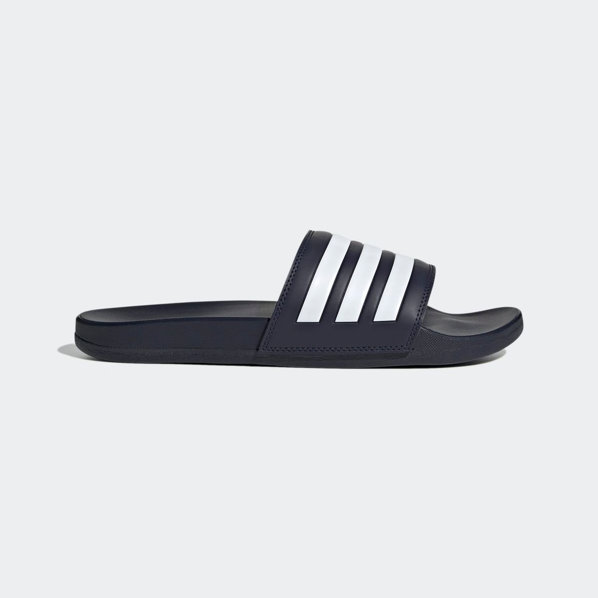 Adidas Adilette Comfort Slides Black And White