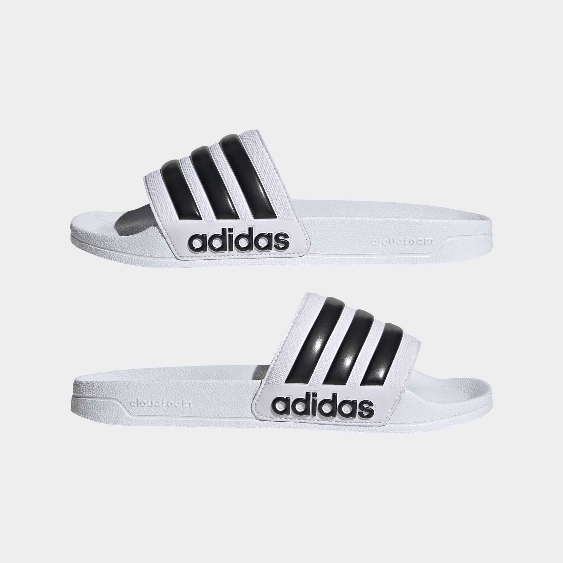 Adidas Adilette Shower White And Black