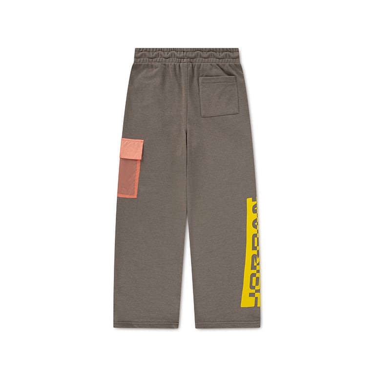 Jordan Boys MJ Brooklyn Hike Mike French Terry Pants In Olive Grey