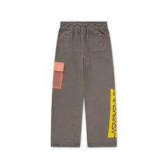 Jordan Boys MJ Brooklyn Hike Mike French Terry Pants In Olive Grey