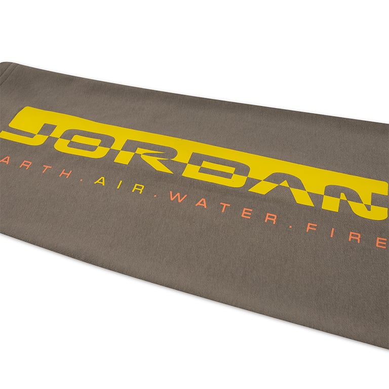 Jordan Boys MJ Brooklyn Hike Mike French Terry Pants In Olive Grey