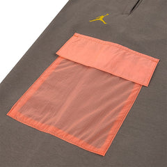 Jordan Boys MJ Brooklyn Hike Mike French Terry Pants In Olive Grey