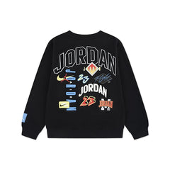 Jordan Boys MJ Dynasty Crew Neck Sweatshirt In  Black