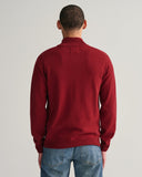Gant 344825 Mens Superfine Lambswool Halfzip Jersey Red
