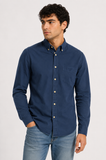 Gant O1. Campus Oxford Regular Bd Shirt In Indigo