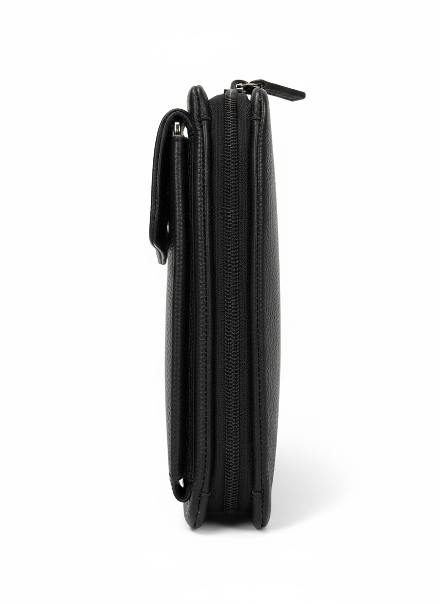 Lefel Upright Mobile Purse In Black