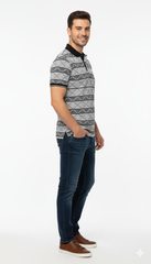 Polo Argyle Printed Golfers For Men In Black