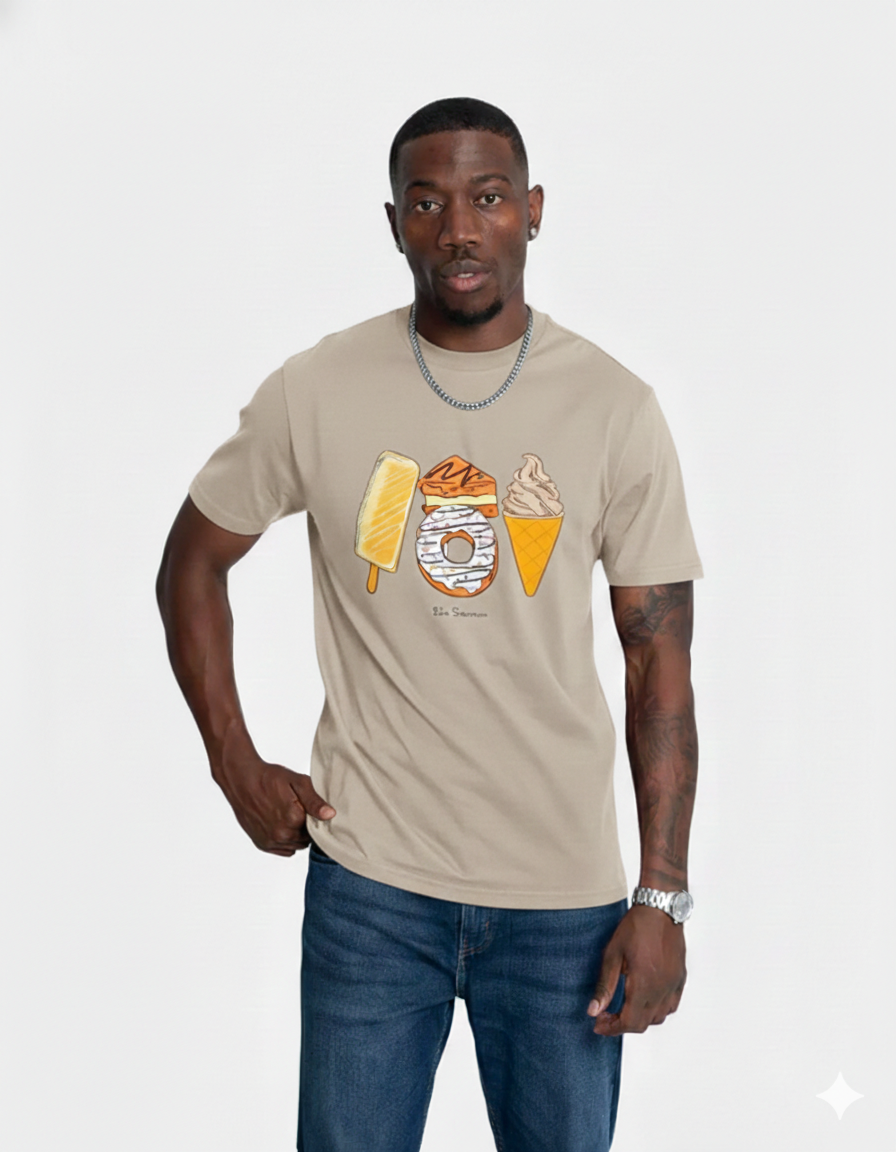 Ben Sherman Mens Treats T-Shirt In Sustained Grey