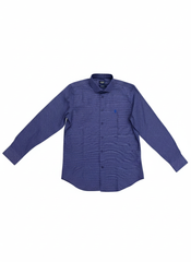 Polo Mens Dobby Shirt In Navy