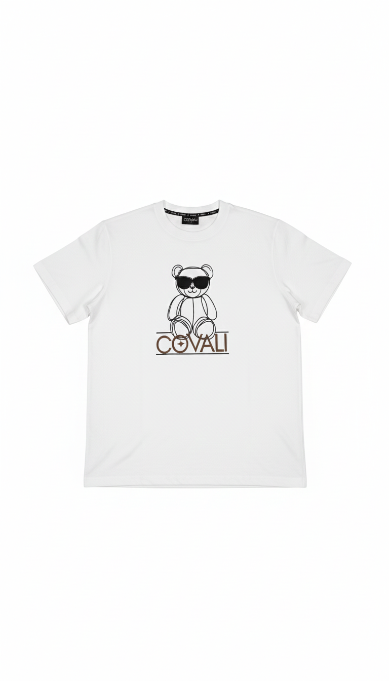 Covali Mens Fredo T-Shirt In White