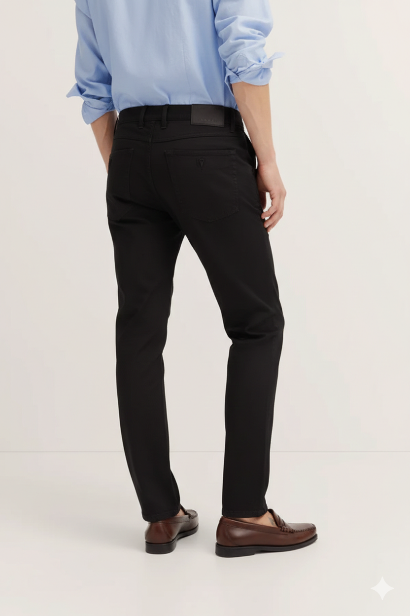 Bugatti Mens  Casual Trousers In Black