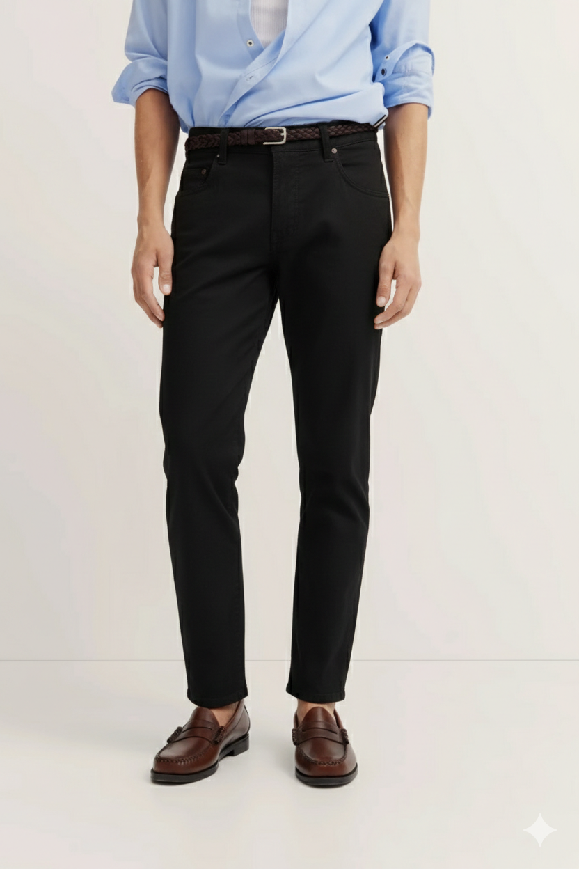 Bugatti Mens  Casual Trousers In Black