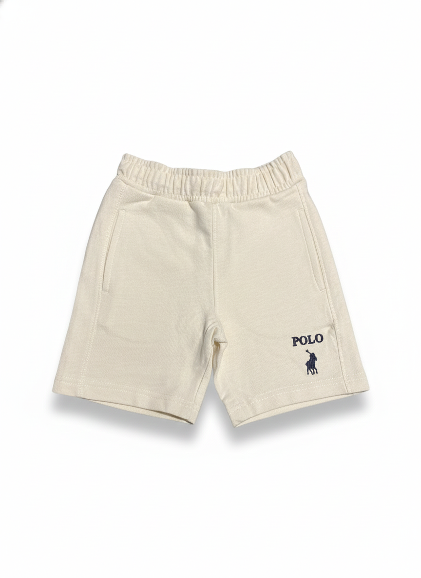 Polo Boys Luke Panelled Shorts In Sand