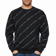 Karl Lagerfeld Mens Apol Logo Sweatshirt In Black