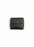 Bossi Womens Mopane Small Leather Flap Closure Purse In Black