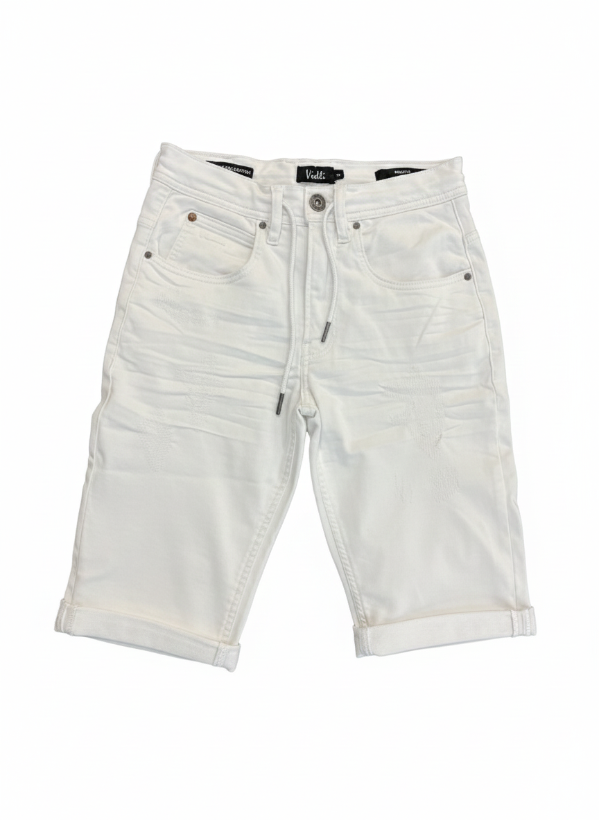 Vialli Merns Glossy Shorts In White