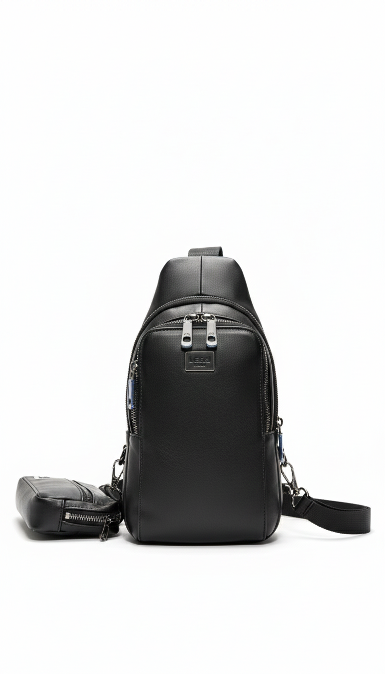 Lefel Leather Crossbody 2002-3 Black