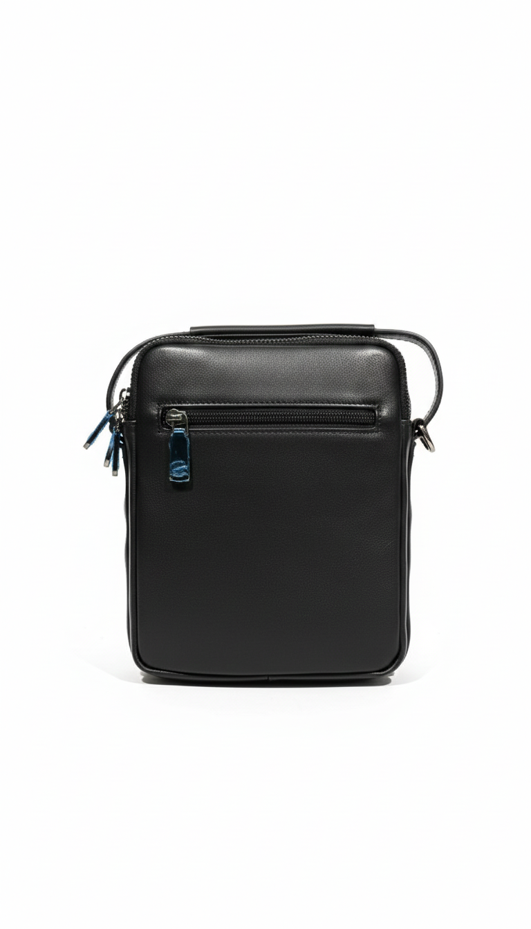 Lefel Leather Med Sling Bag 407-83 Black