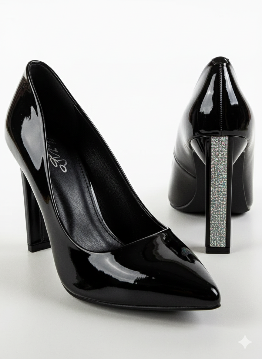 La Her Womens Heels In Black