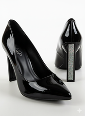 La Her Womens Heels In Black