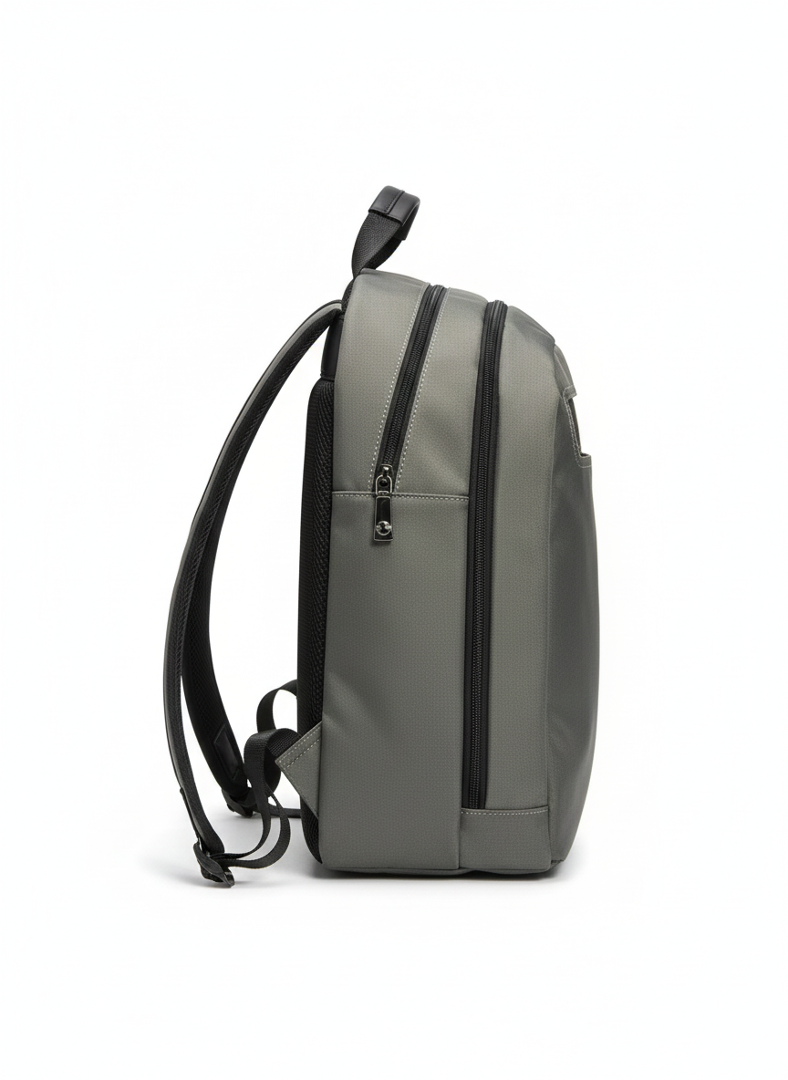 Lefel 8003Leather /Nylon 15" Laptop Bag Olive