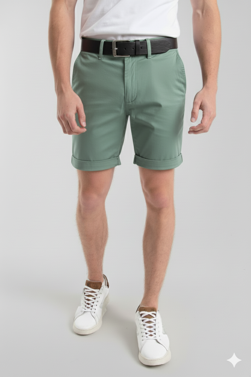Bens Sherman Mens Shorts In Denim Blue