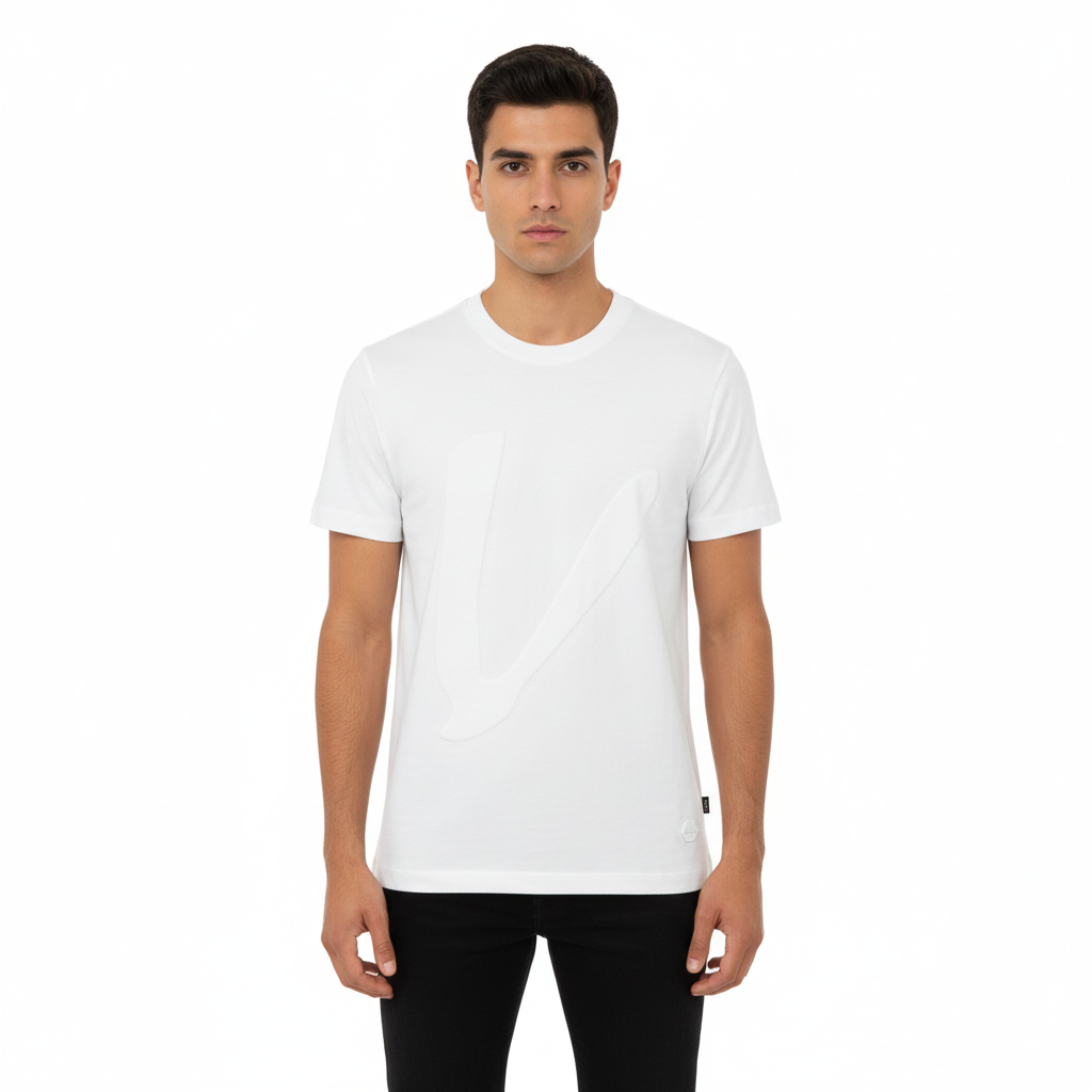 Vialli Mens Lamaki T-Shirt In White