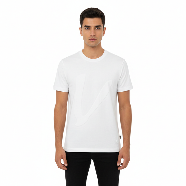 Vialli Mens Lamaki T-Shirt In White – Sedgars SA