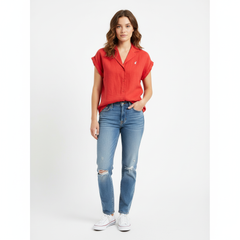 Polo Womens Lillian Shirt In Brick