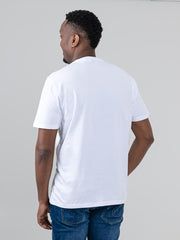 Ben Sherman Mens Geo Target White T-Shirt
