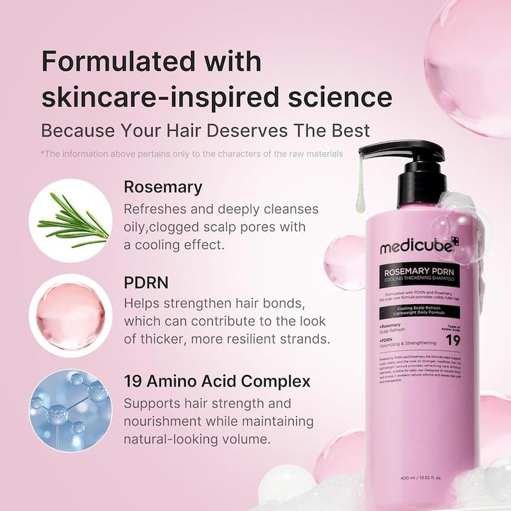 Medicube Rosemary Pdrn Cooling Shampoo