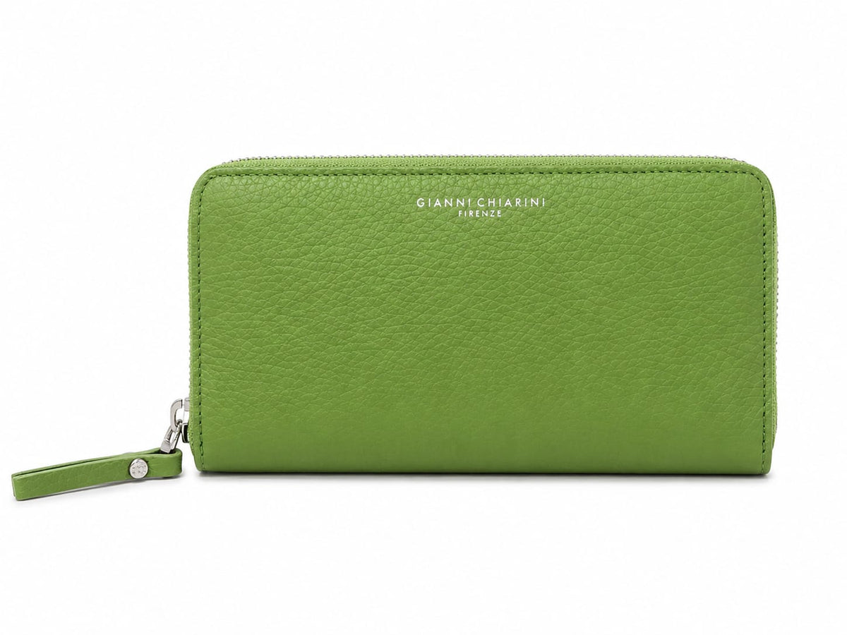 Gianni Chiarini Womens Grain Wallets In Wasbi Green