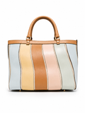 Gianni Notaro Womens Tote Bag In Tan Multi