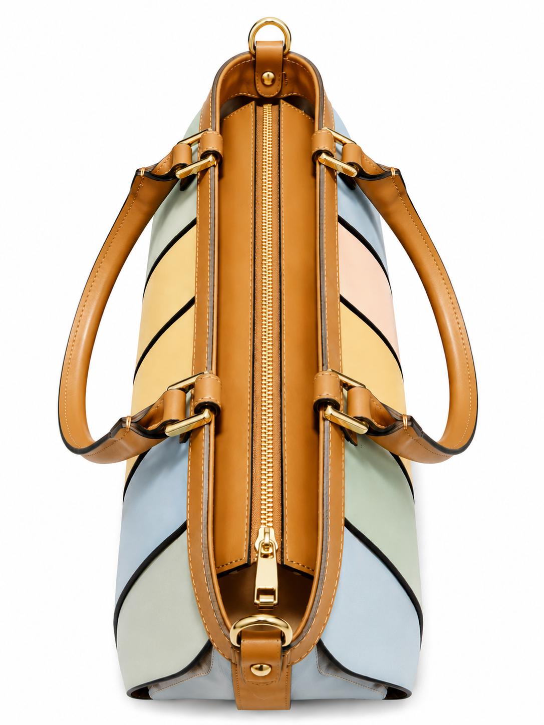 Gianni Notaro Womens Tote Bag In Tan Multi