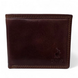 Polo Mens Kenya Smalls Billford With Top Flap Wallet In Brown