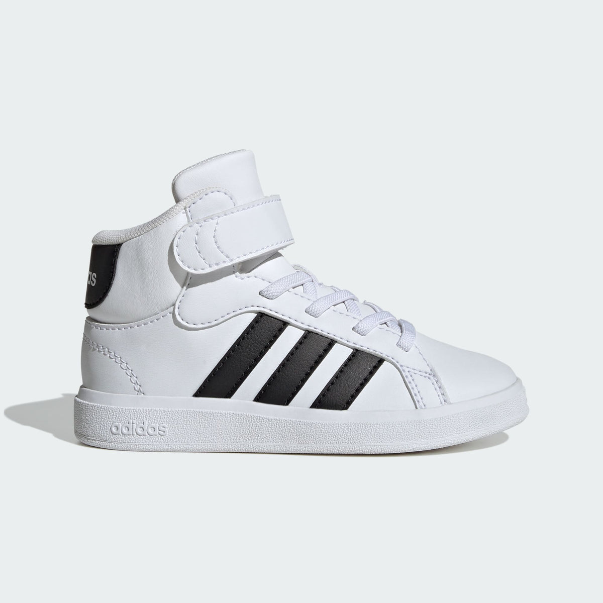 Adidas Boys Grand Court Mid Sneakers In White
