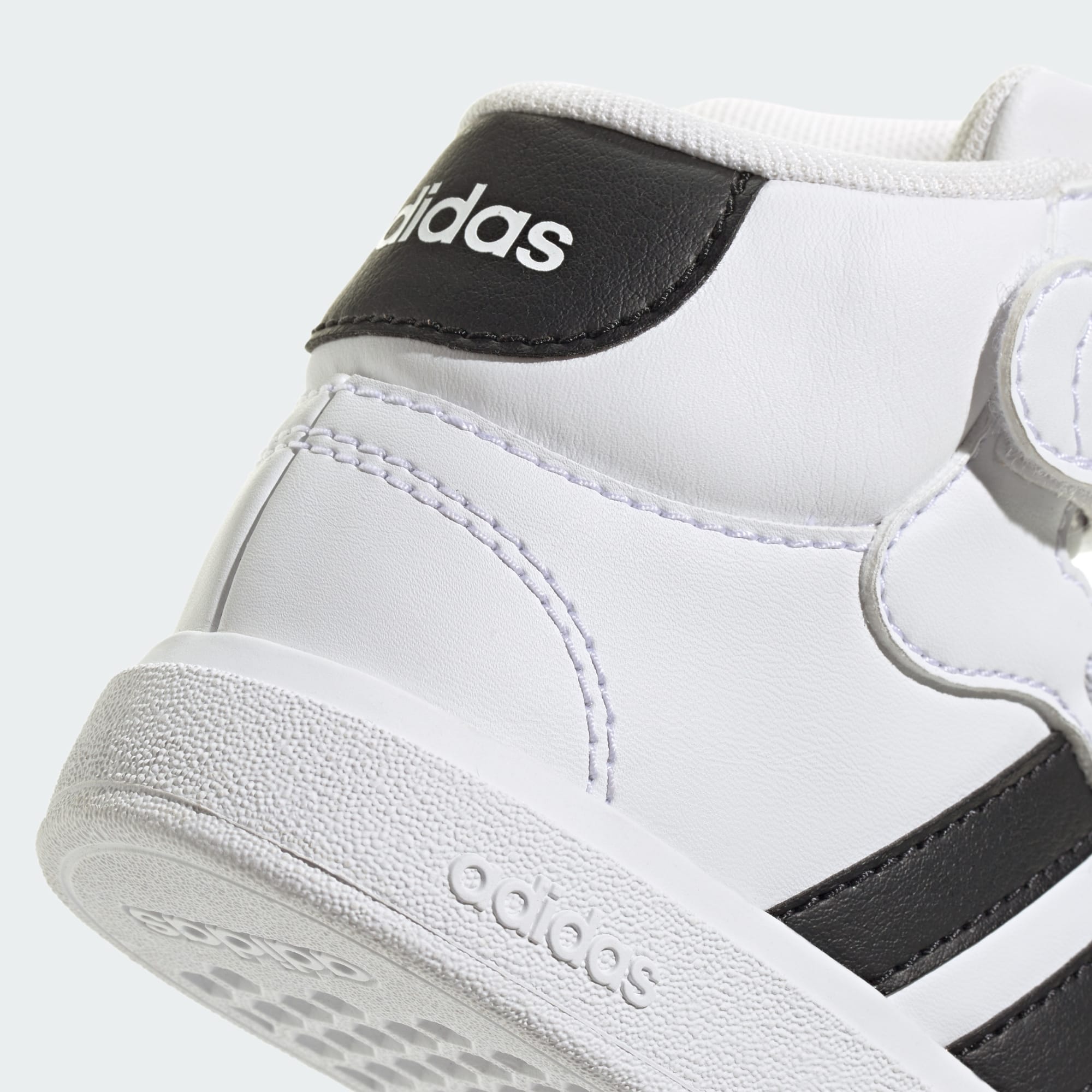 Adidas Boys Grand Court Mid Sneakers In White