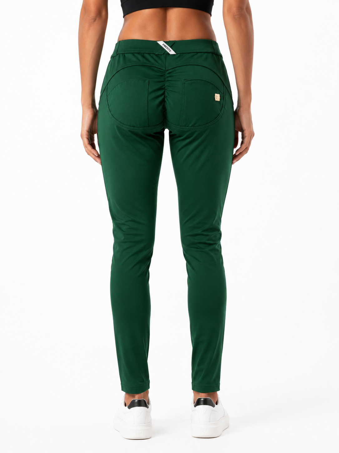 Freddy Womens Super Skinny Push Up Trouser In Green