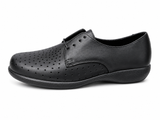 Green Cross Ladies Walker Shoes In Black